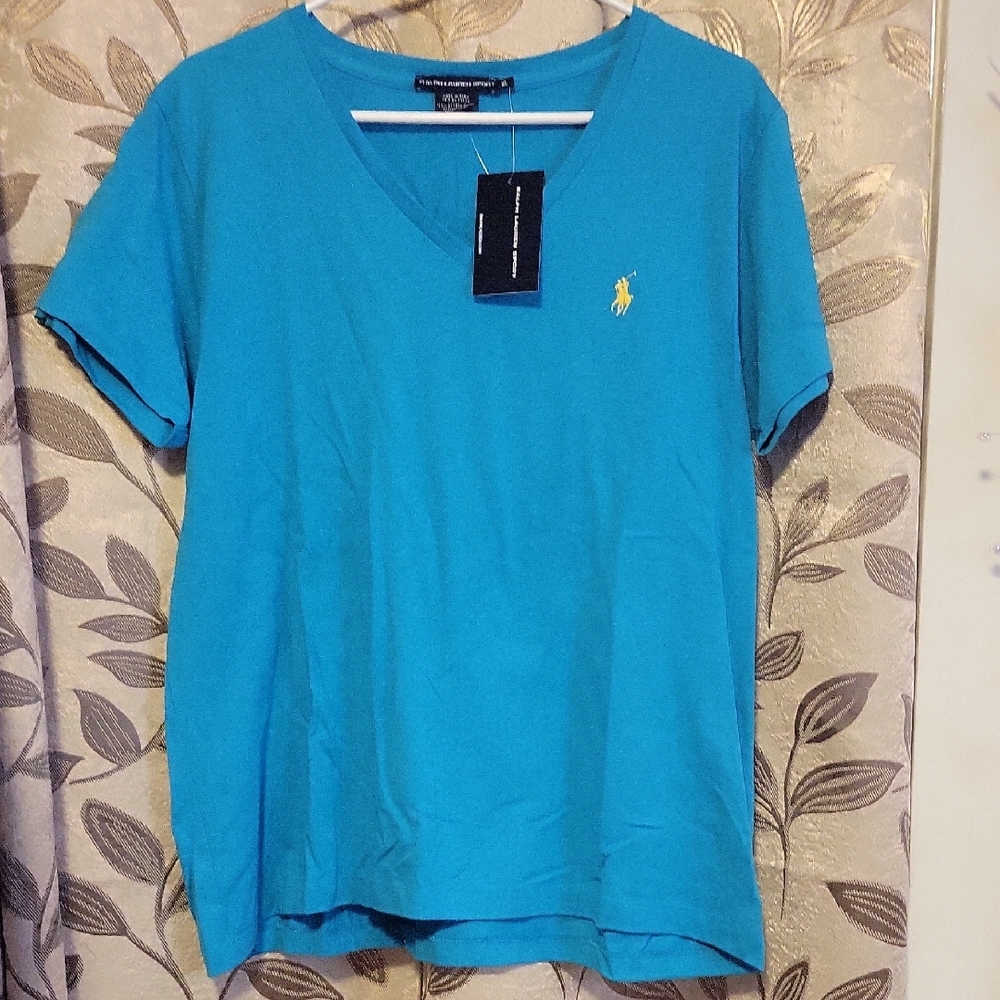 Ralph Lauren Turquoise Short Sleeve Tee
